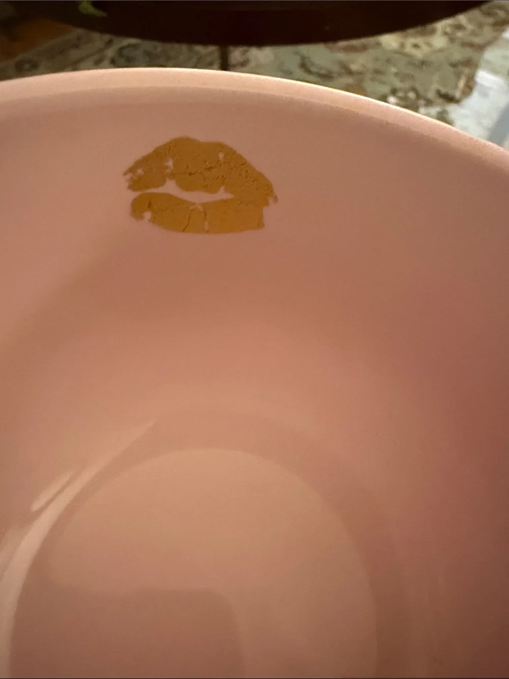 Glam Girly Coquette Babe-boss Girl Boss Pink Hello Gorgeous Jumbo mug gold lips